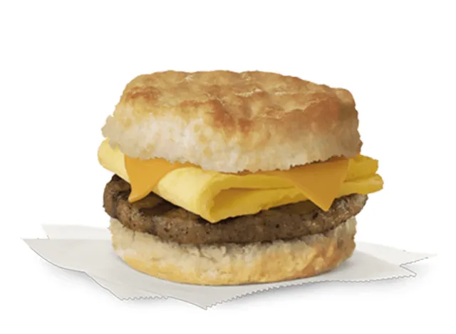 Chick fil-a sausage egg cheese biscuit