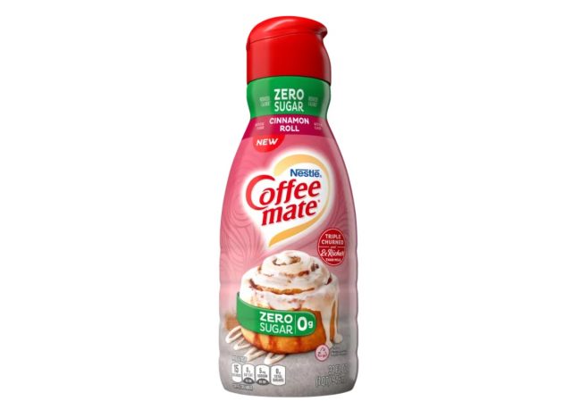 coffee mate zero sugar cinnamon roll