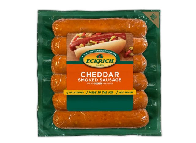 Eckrich cheddar smoked sausge