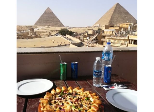 giza, egypt pizza hut