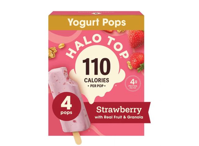 Halo Top Strawberry Yogurt Pops