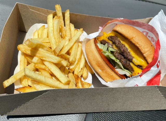 in n out meal