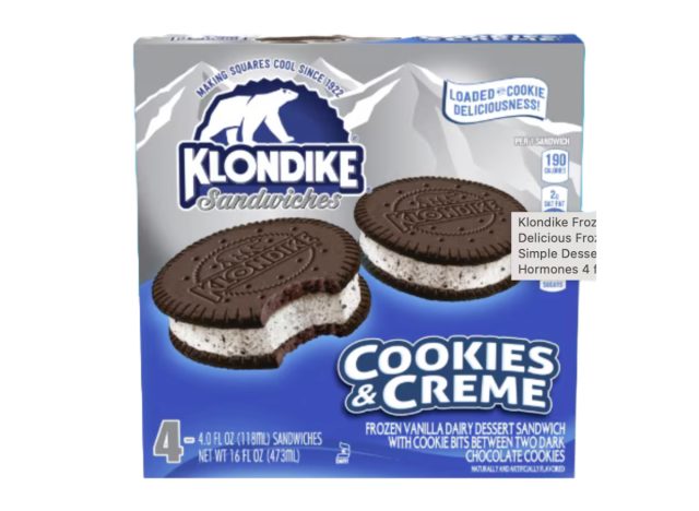 Klondike cookies and cream