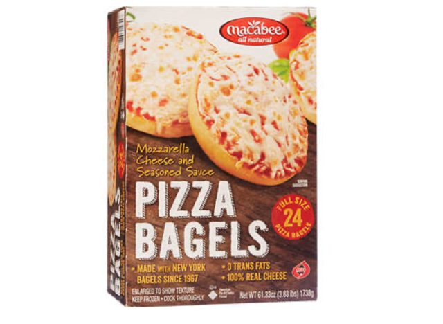 maccabee pizza bagels