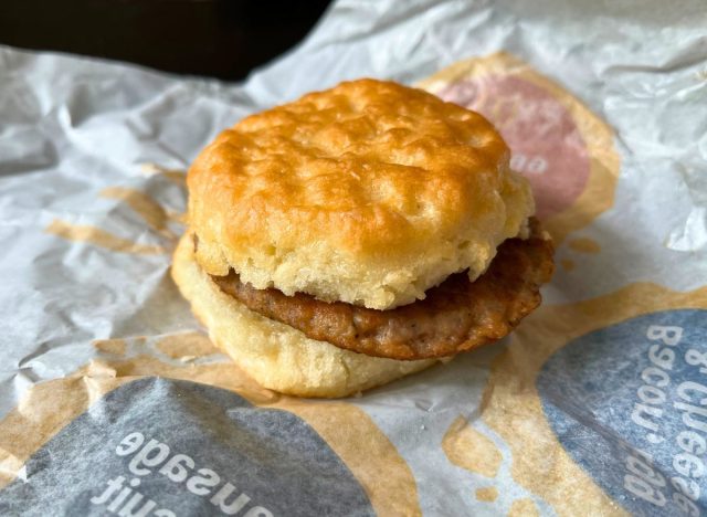 mcdonalds sausage biscuit