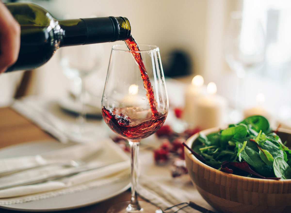 Two glasses of wine may contain more than the daily sugar limit