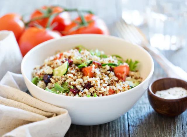 quinoa veggie bowl