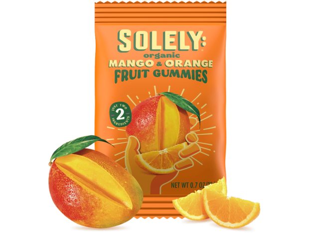 Solely Organic Mango & Orange Whole Fruit Gummies