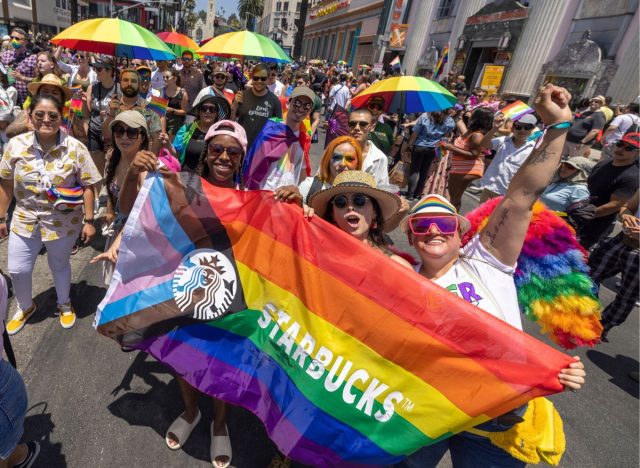 starbucks pride flag