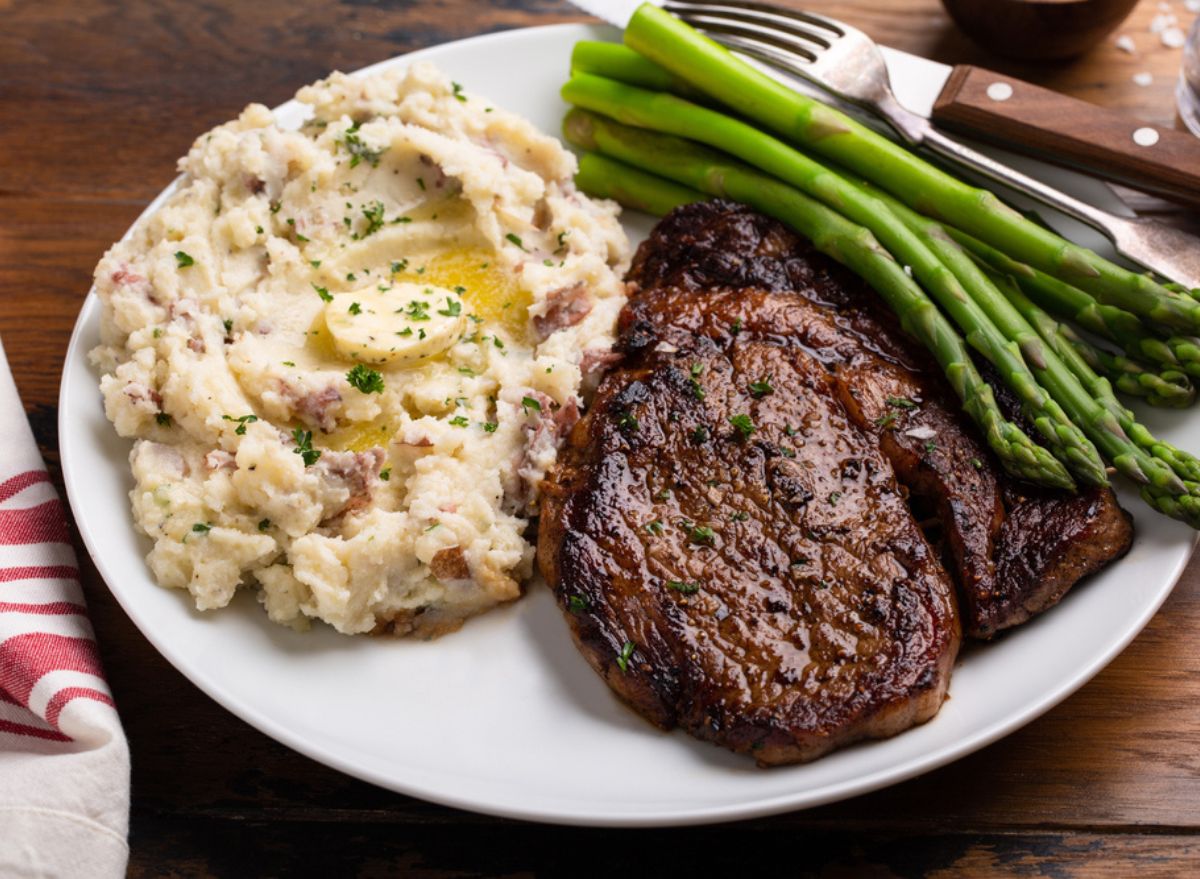 Steak and sides