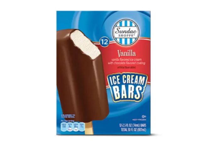 Sundae shoppe ice cream bars