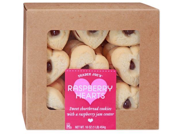 trader joe's raspberry hearts