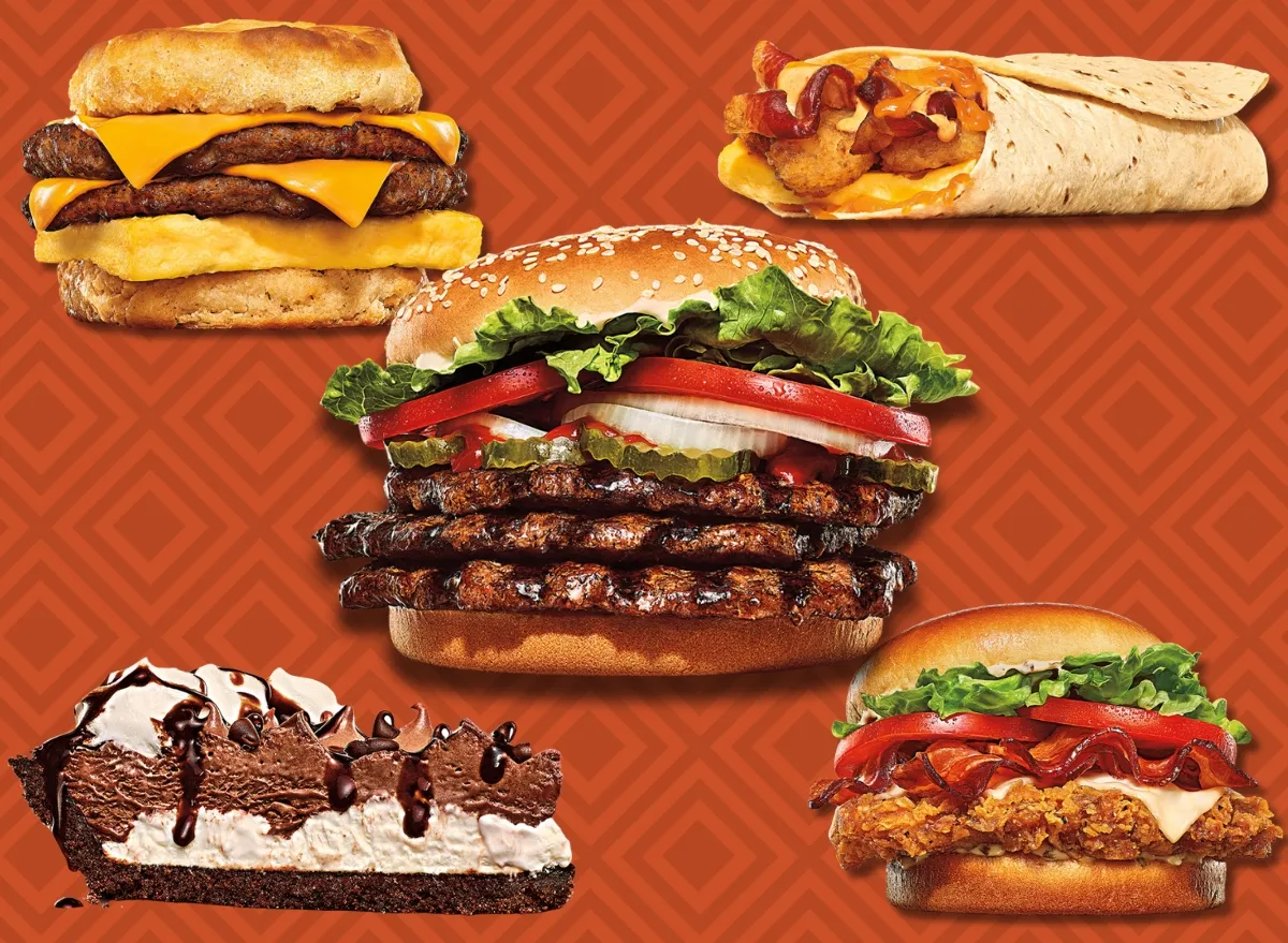 unhealthiest burger king menu items