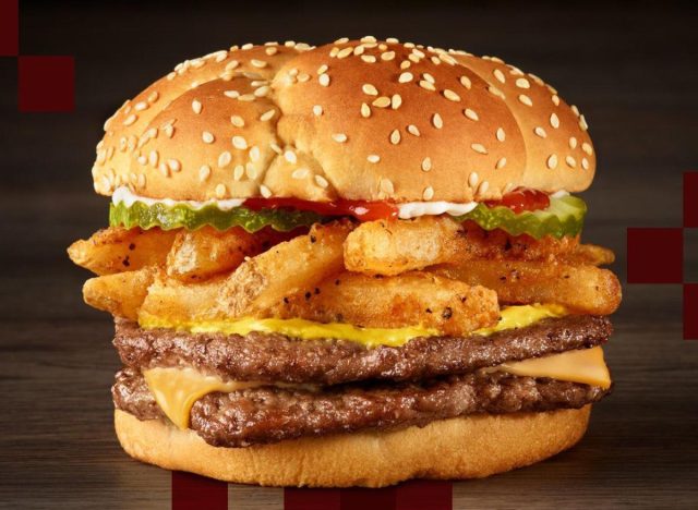 Checkers Double Fry Lover's Burger