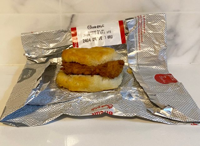 Chick-fil-A chicken biscuit