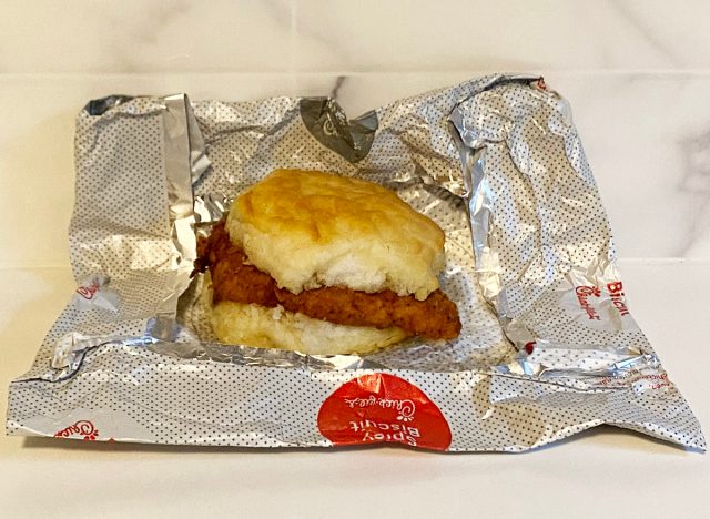 Chick-fil-A Spicy Chicken Biscuit