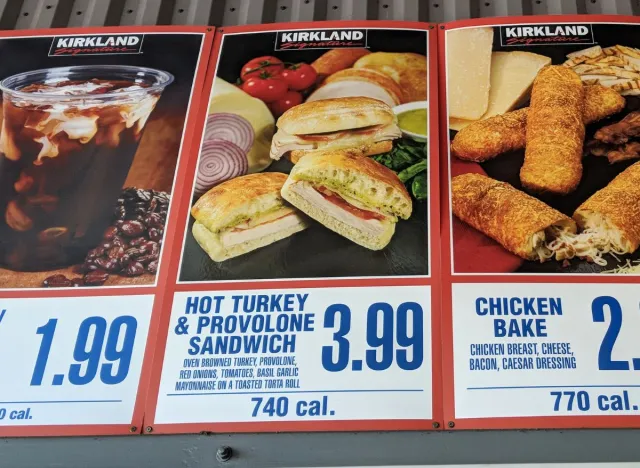 Costco Hot Turkey & Provolone Sandwich