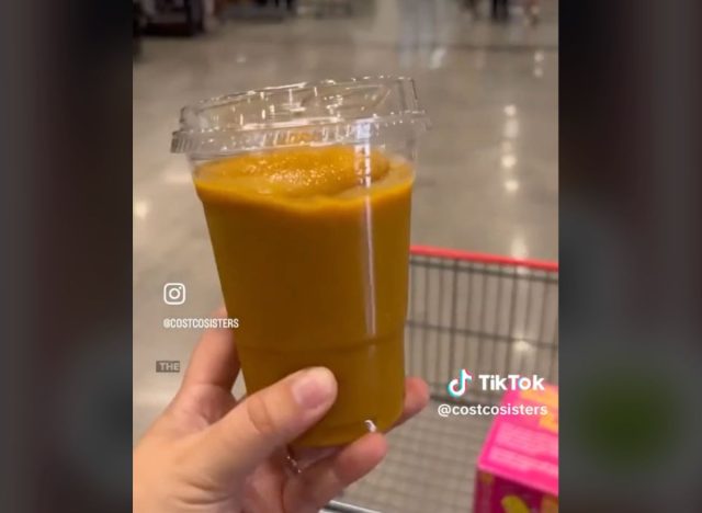 Costco food court mango smoothie