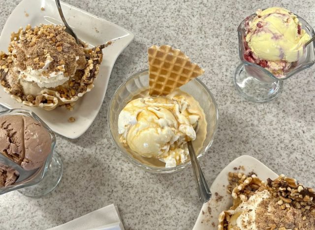 Oberweis ice cream dishes