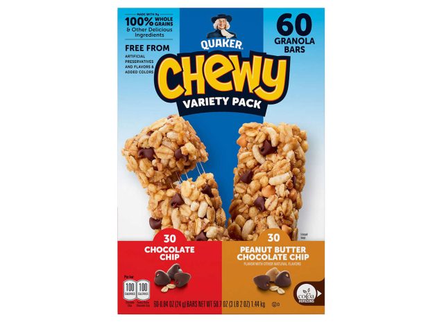 Quaker Chewy granola bars at Costco