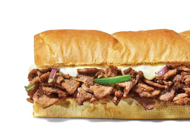 Subway steak and cheese