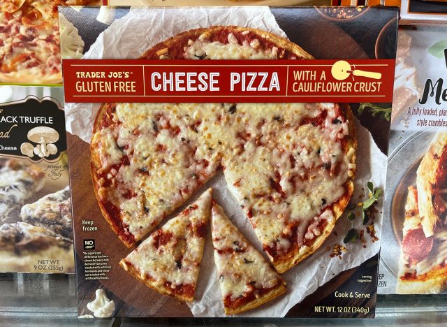 Trader Joe's Gluten Free Cheese Pizza With a Cauliflower Crust