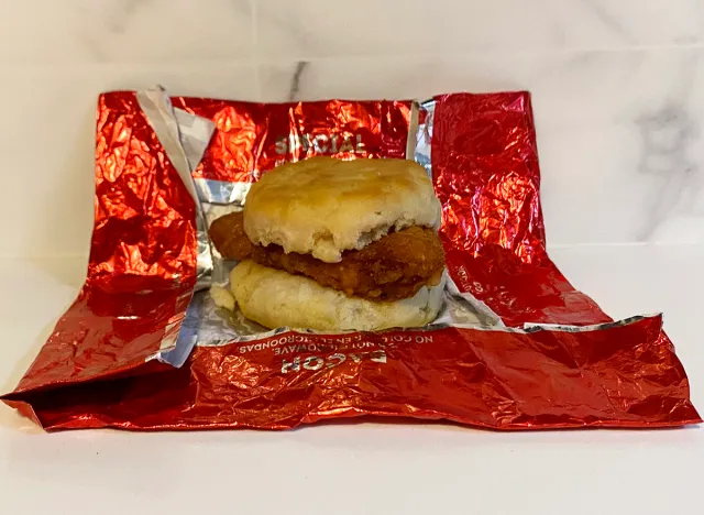 Wendy's Honey Butter Chicken Biscuit