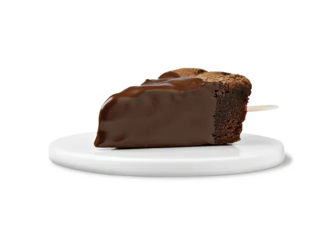 White castle brownie on a stick