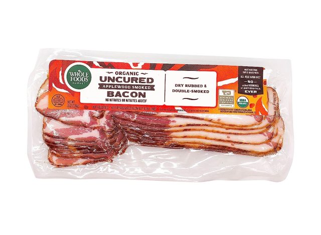 Whole Foods Organic Uncured Applewood Smoked Bacon