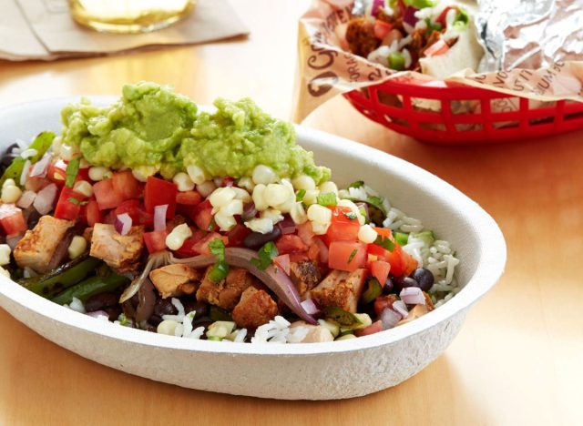 chipotle burrito bowl