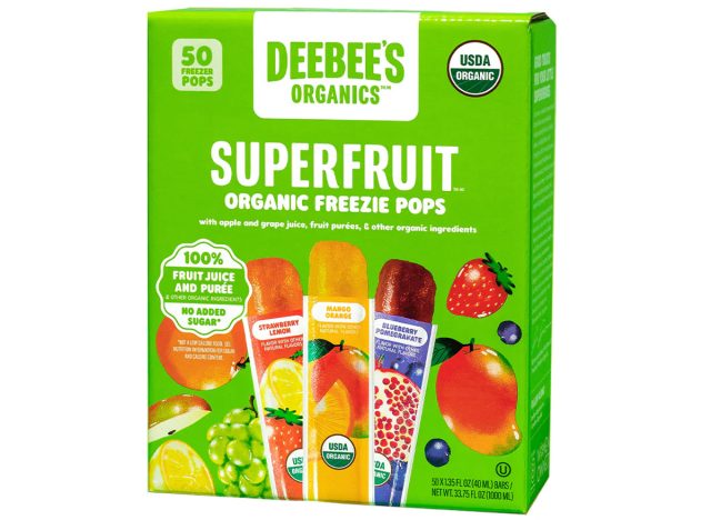 Deebee's Organics Classic SuperFruit Freezie Pops