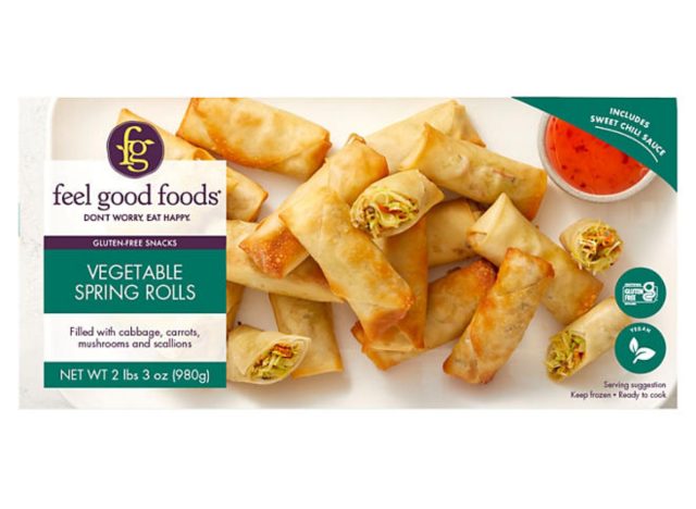 feel good foods vegetable spring rolls