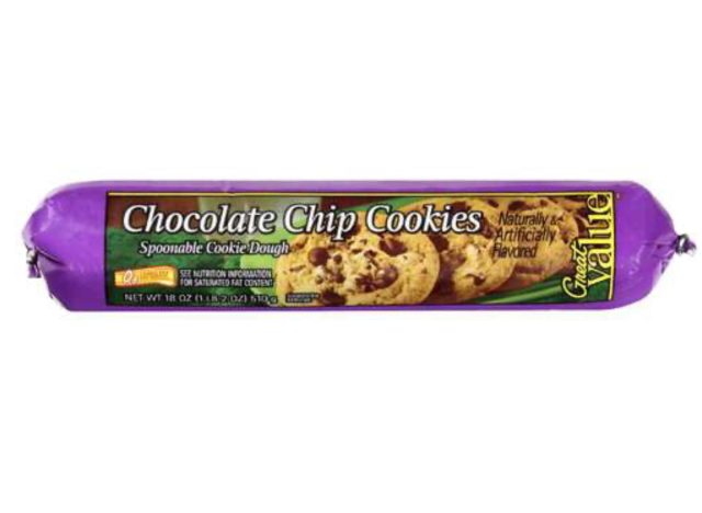 great value chocolate chip cookie dough