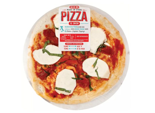 h-e-b margherita pizza