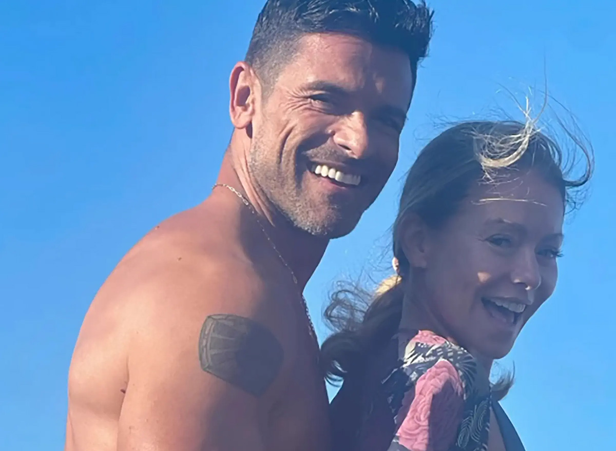Mark Consuelos Shows Off Ripped Abs During Cold Plunge