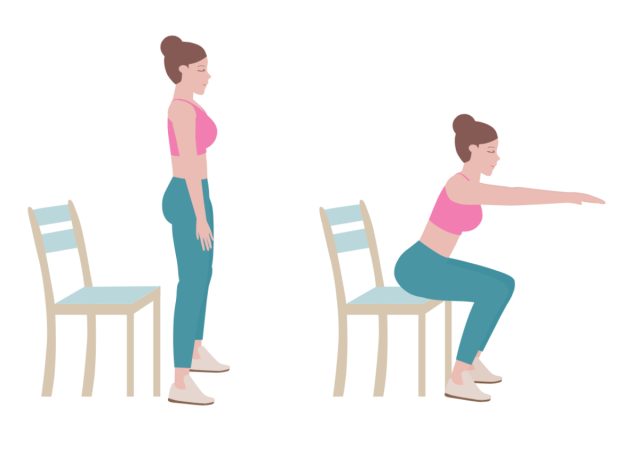 sit to stand squat