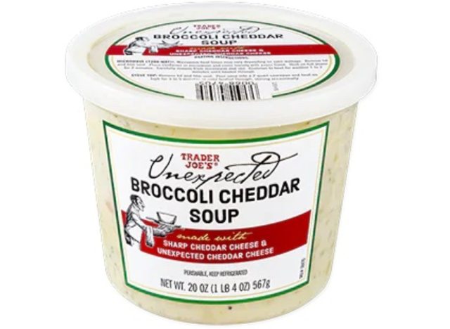 trader joe's recalled unexpected broccoli cheddar soup