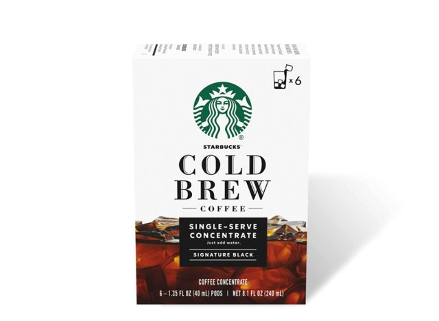 Starbucks Cold Brew Single-Serve Concentrate Signature Black