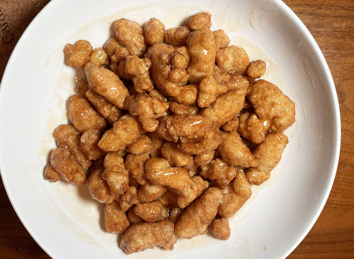 Costco vs. Trader Joe's Orange Chicken Taste Test