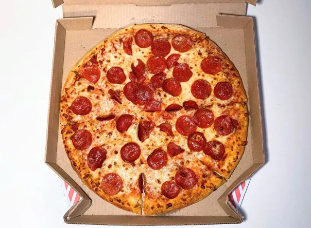 Domino's pepperoni pizza