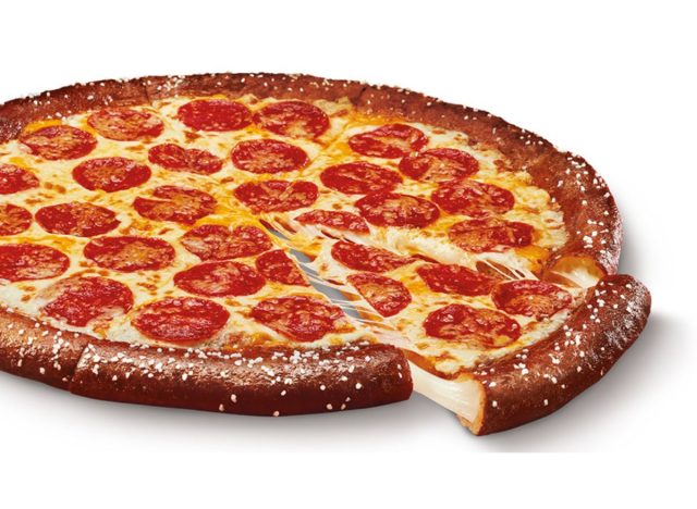 Little Caesars Stuffed Pretzel Crust Pizza