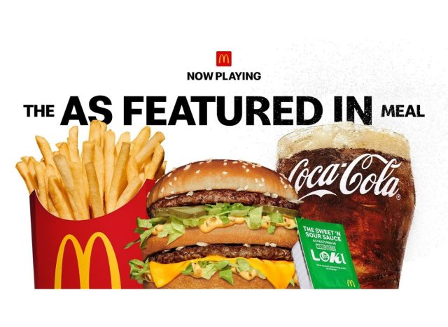 McDonald's As Featured In Meal items