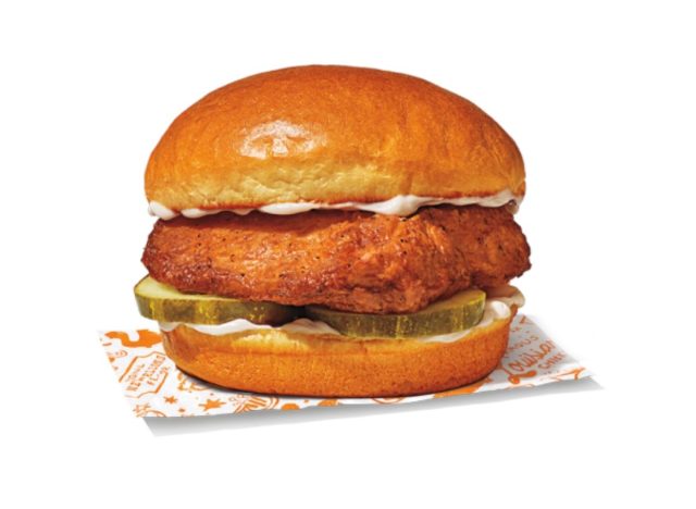 Popeye's blackened chicken sandwich