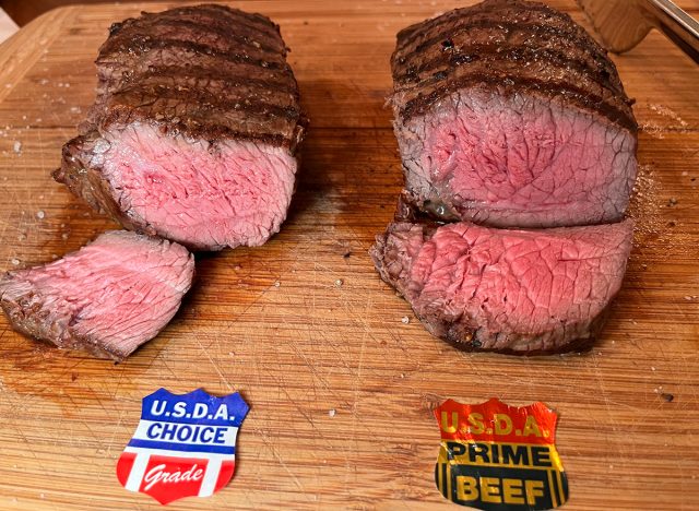 USDA Choice & USDA Prime sirloin steaks at Costco