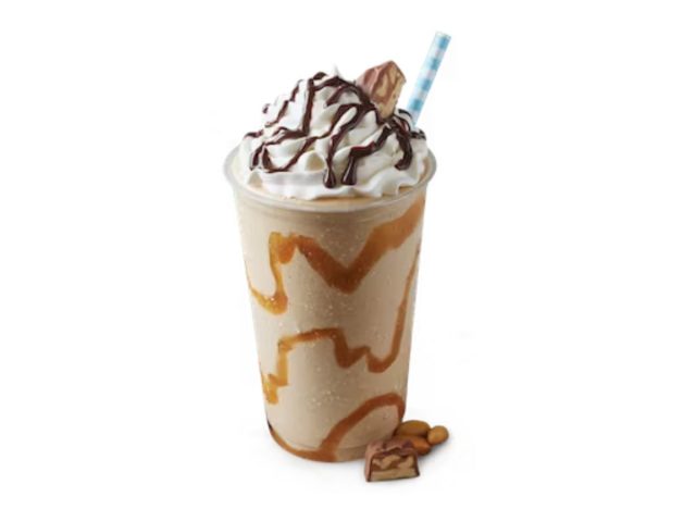 Snickers shake marble slab