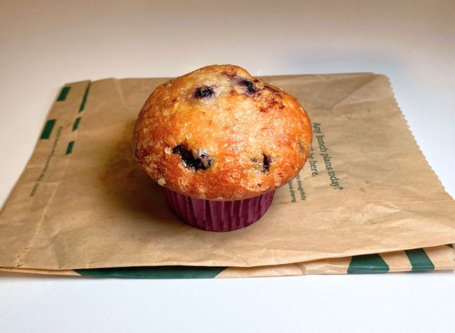 Starbucks blueberry muffin