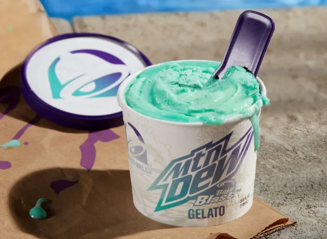 Taco Bell Baja Blast Gelato