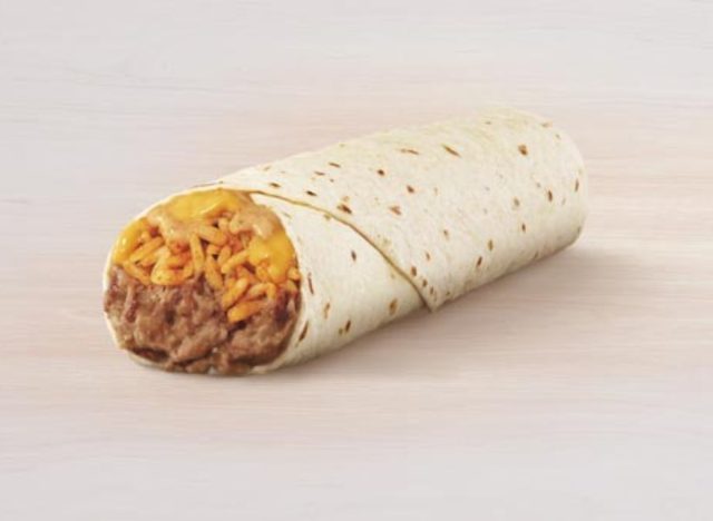 Taco Bell Cheesy Bean and Rice Burrito