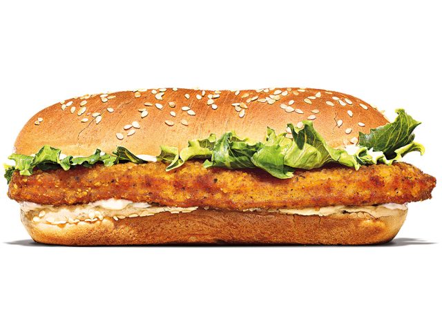 Burger King original chicken sandwich