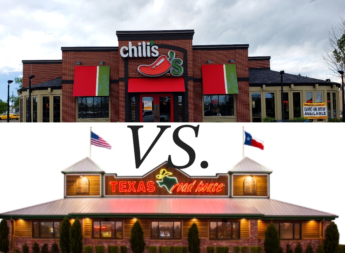 chilis and texas roadhouse exteriors